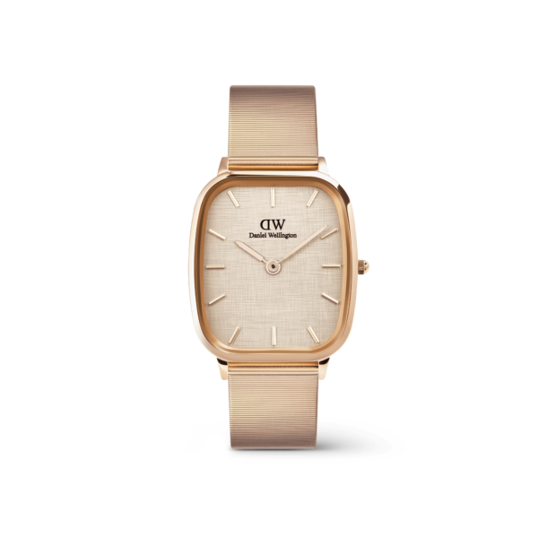 Daniel Wellington DW Watch Marlon Wire Linen Rose Gold 32x36,3mm