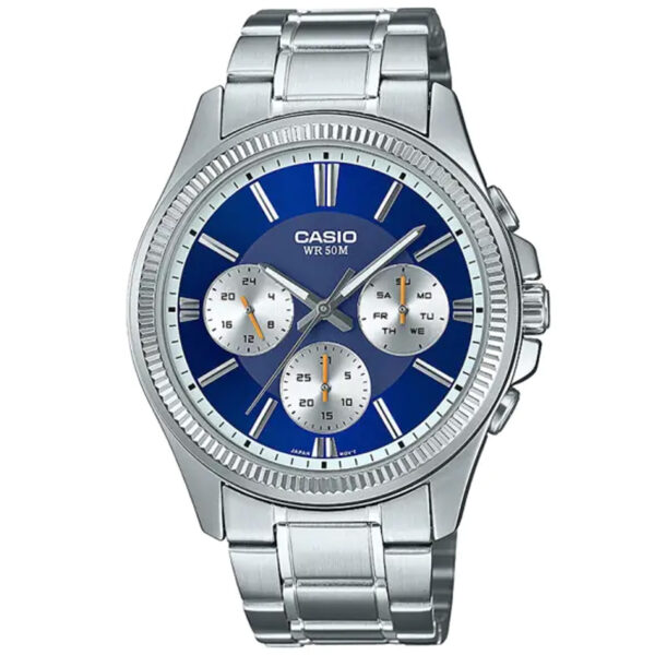 Casio Timeless MTP-1375PD-2A1VEF - Herre - 44 mm - Analog - Quartz - Mineralglas