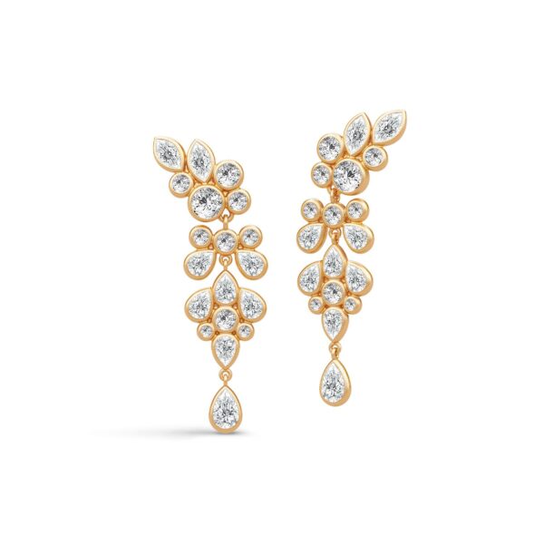 Julie Sandlau White Wisteria Øreringe 22 kt. Guld ST398GDCZ - Dame - Gold